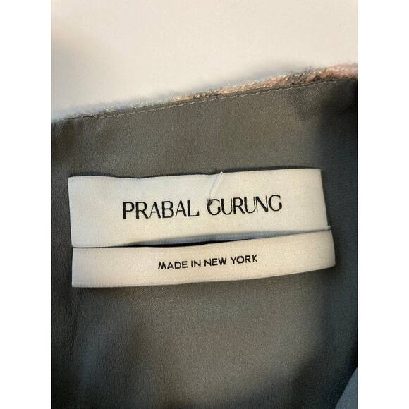 Prabal Gurung Dress Silk Lavender Fit Flare Sleeveless Knee Made in USA 6 Small - Picture 8 of 12